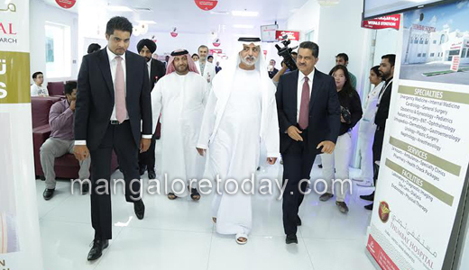 sheikh nahyan bin mubarak al nahyan  Visits thumbay hospital in dubai 1